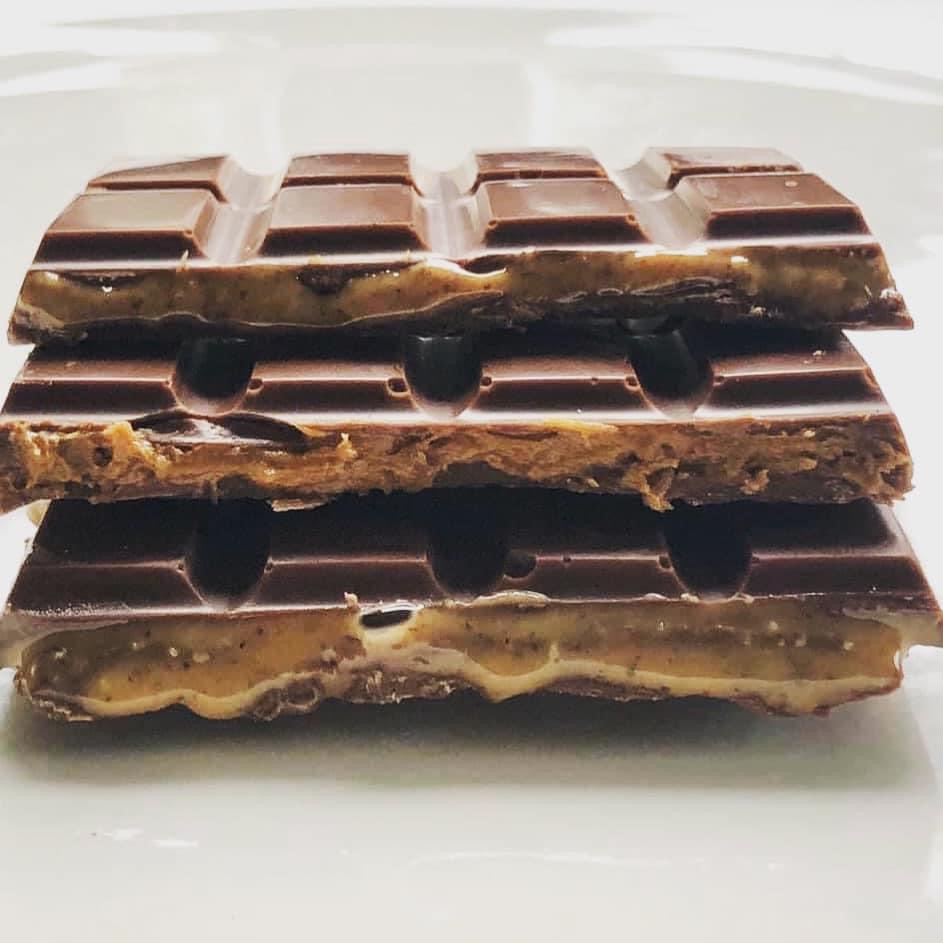 Mylk Chocolate Bar With Salty Caramel